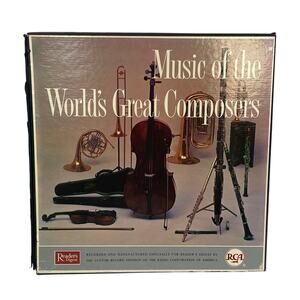 Vintage 1959 Reader's Digest Music World's Great Composers 12 Album Vinyl Set